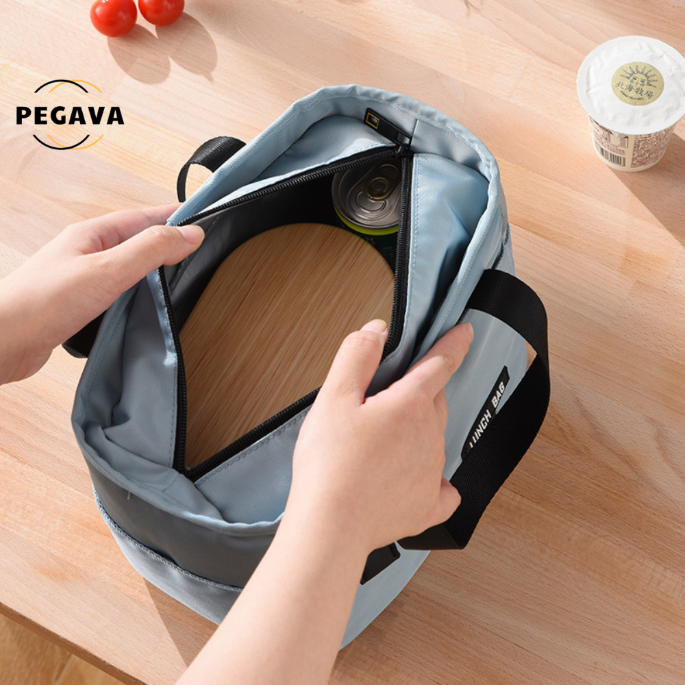 Túi Đựng Hộp Cơm Giữ Nhiệt PEGAVA Hộp Đựng Cơm Văn Phòng Chống Thấm Nước Lunch Bag RH254