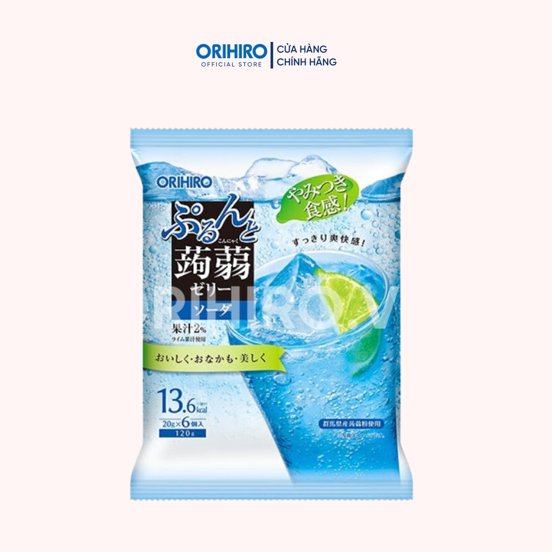 Thạch Orihiro vị Soda 6 chiếc/gói