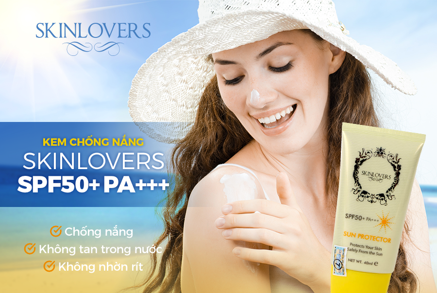 Kem Chống Nắng Không Tan Trong Nước SPF50 Skinlovers (40ml) - SKLV0150