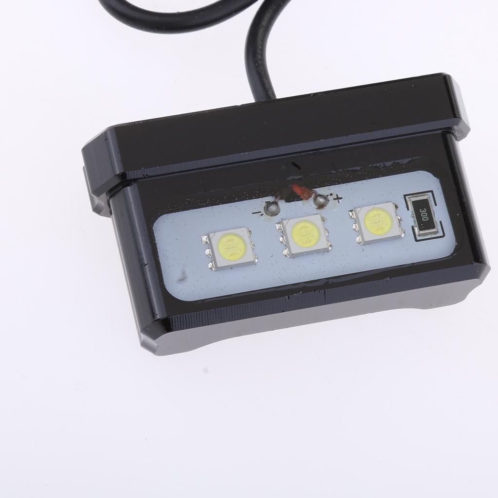 Motorcycle  Holder Light Rear Tail Lamp for   Black