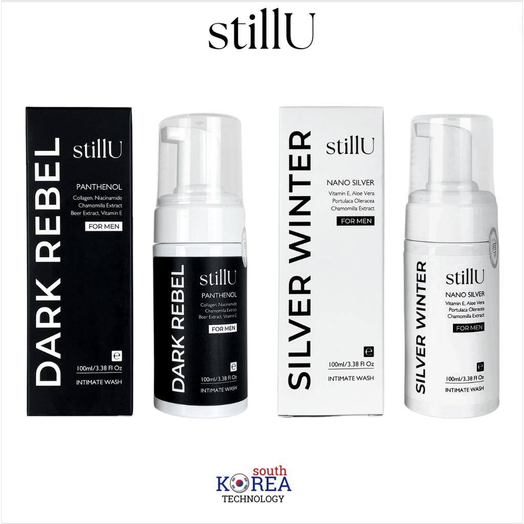 Combo Dung dịch vệ sinh nam giới stillU, dung dịch vệ sinh nam Dark Rebel 100ml &amp; Silver Winter 100ml