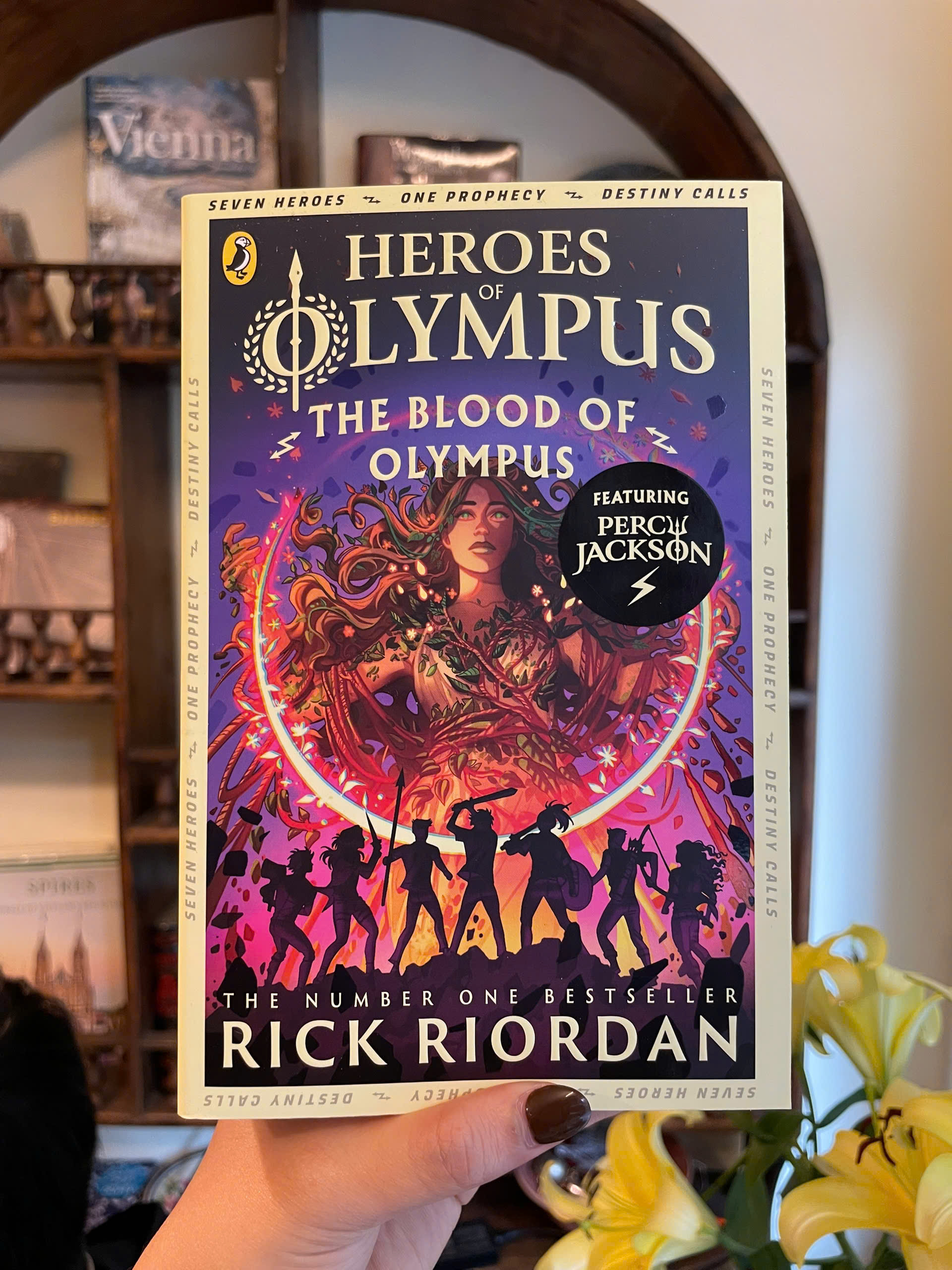 Sách - The Blood of Olympus (Heroes of Olympus Book 5) by Rick Riordan | Childrens Novel / Ngoại văn