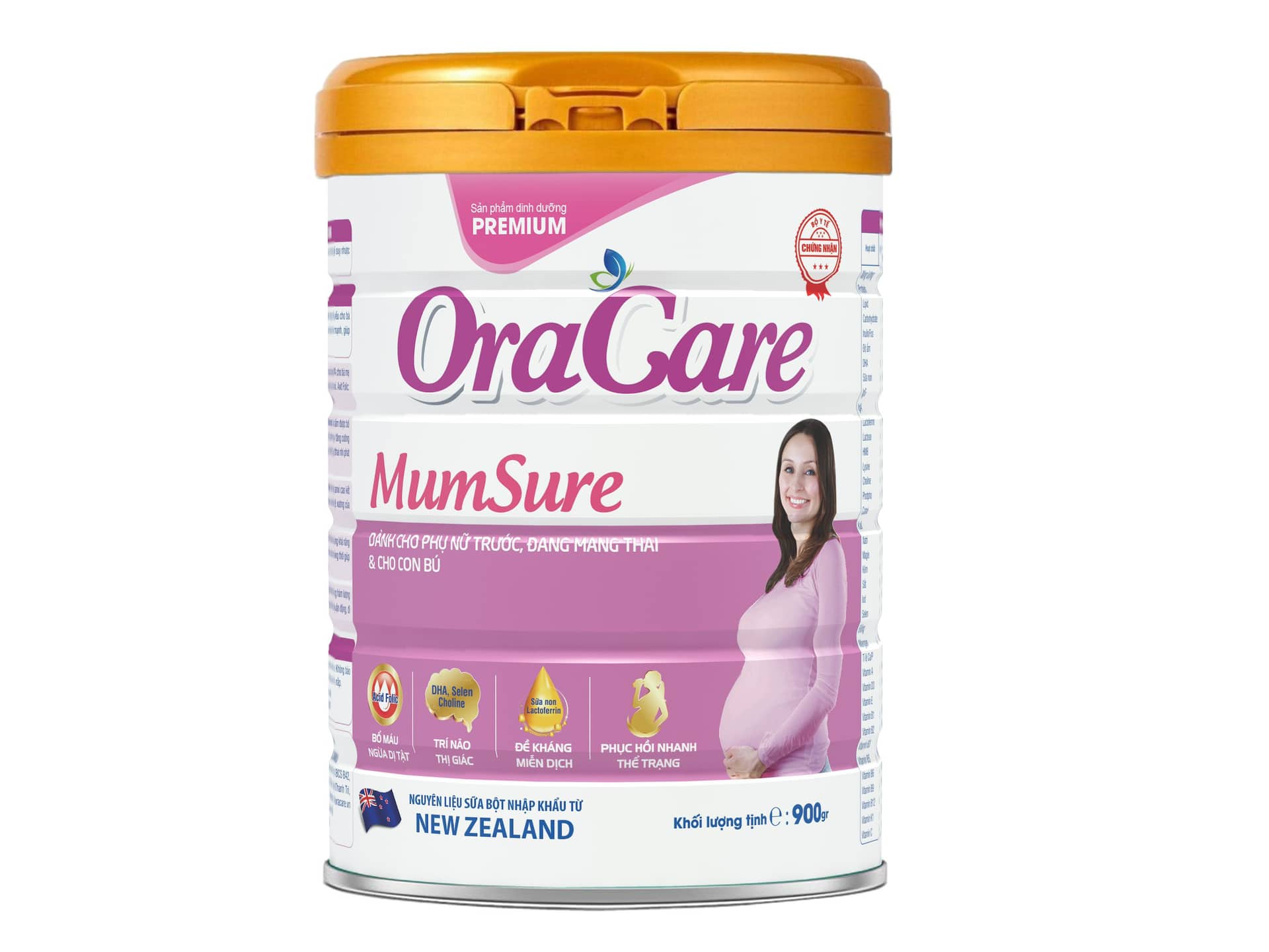 Combo 3lon Sữa OraCare Mum Sure lon 900g - Tặng ấm đun siêu tốc