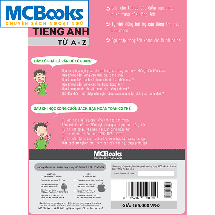 Học nhanh ngữ pháp tiếng anh từ a – z Mcbooks