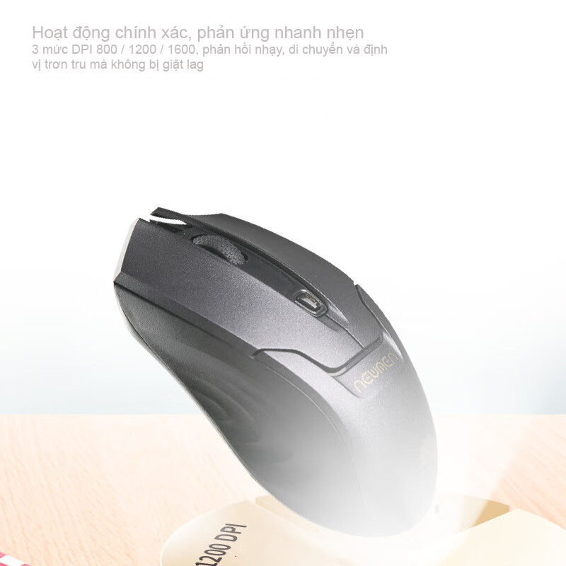 Chuột máy tính không dây Gaming Newmen E400 silent – Hàng Chính Hãng