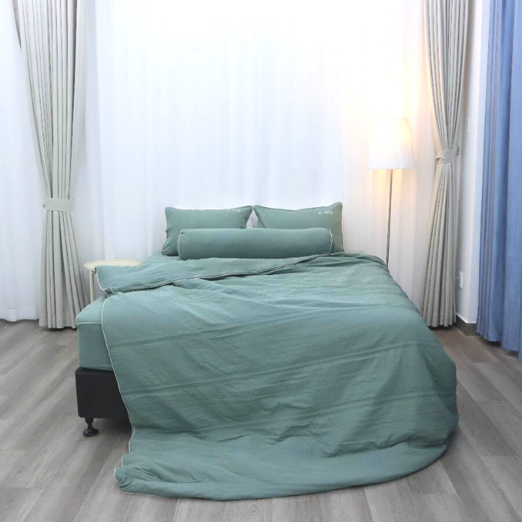 Chăn bốn mùa Micro Modal Xanh Lá K-Bedding KMMS204 200*220cm