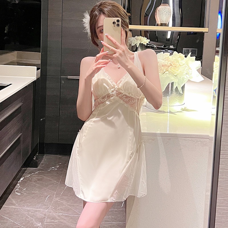 Đầm Ngủ Lụa Quý Phái (Không kèm áo choàng) - B.Lingerie