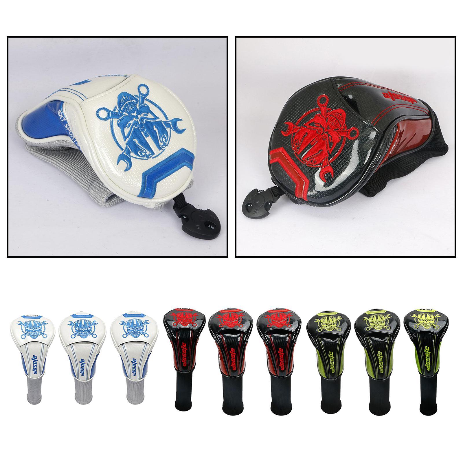 Durable Golf Driver Headcover PU Leather UT Club Head