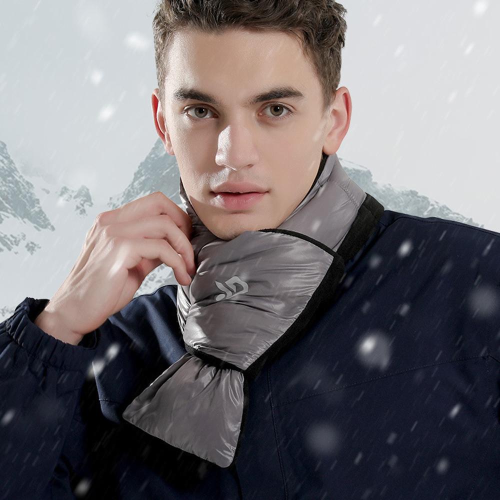Winter Warm Down Scarf for Men and Women Outdoor Windproof Scarf Neck Warmer for Cycling Hiking Skiing