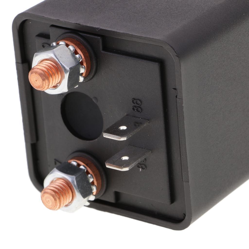2 Pieces High Current Car Truck Motorcycle 4-Pins DC 12V 200A Relay Switch