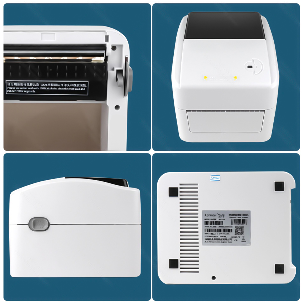 Máy in mã vạch Xprinter XP-420B - Hàng Nhập Khẩu