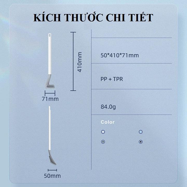 Chổi Cọ Bồn Cầu Silicon, Cây Cọ Toilet Thông Minh, Cọ Bồn Cầu Đa Chiều Siêu Tiện Lợi