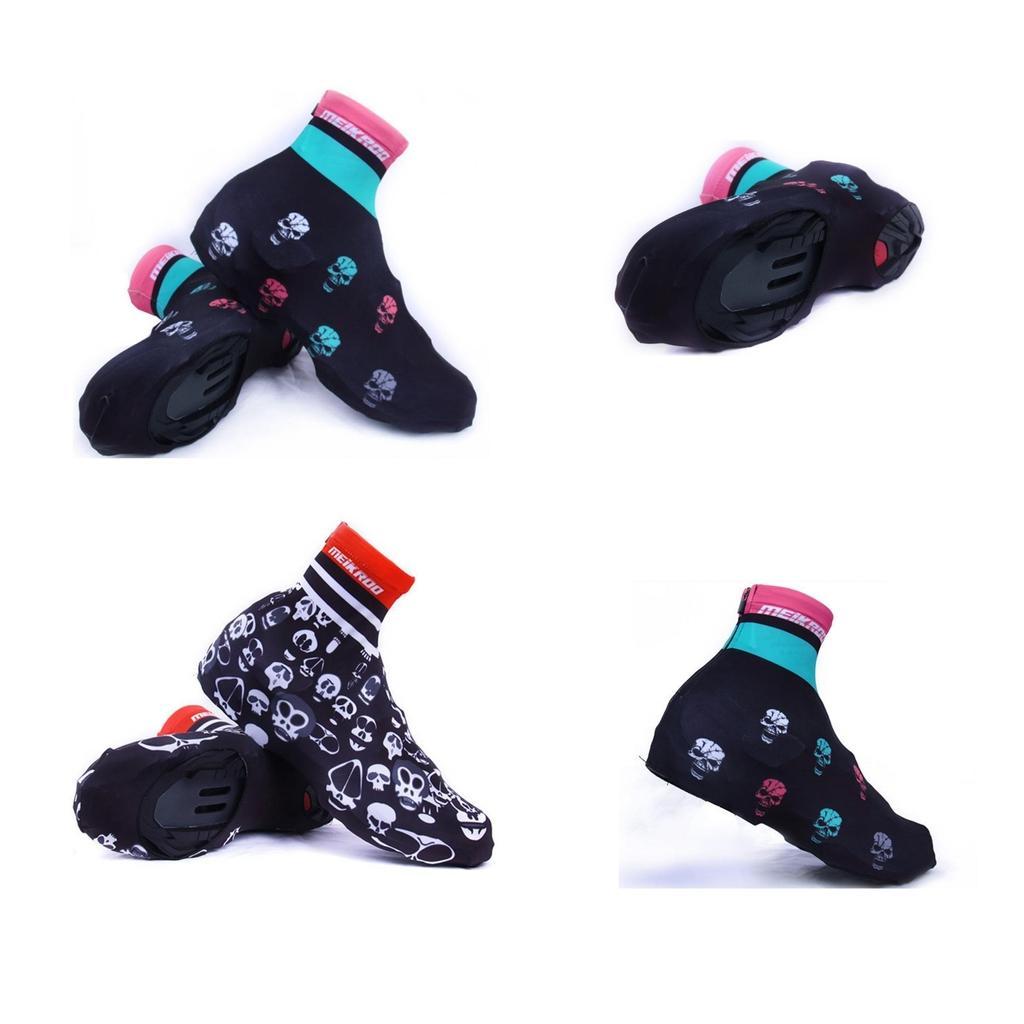 1 Pair Zippered Thermal Shoe Covers Overshoes for Bike Cycling Sports - Choose Size & Color