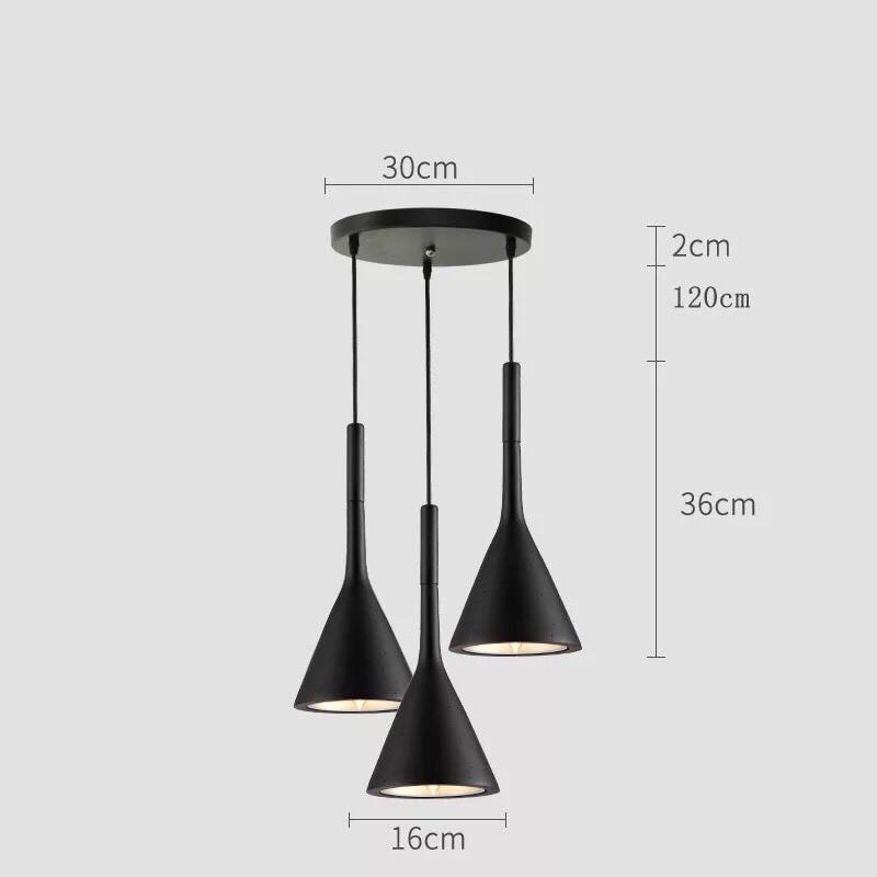 Đèn thả hiện đại - đèn trang tri shop thời trang - đèn trang trí salon HL 1028-160