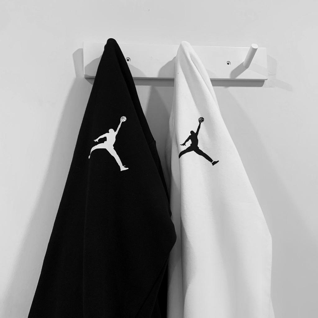 Áo Sweater Oversize JumpMan, JACKLANE, Áo nỉ dài tay Unisex Jack Lane