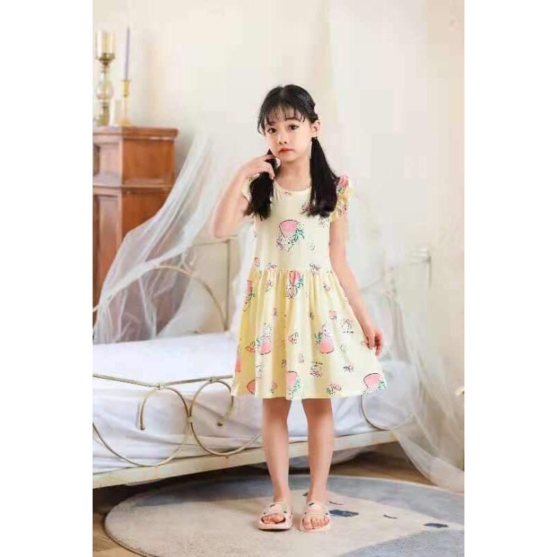 Váy , đầm xuất hàn bé gái 10-25kg_Hàng QCCC chất cotton lạnh mềm_mịn_co_giãn 4c