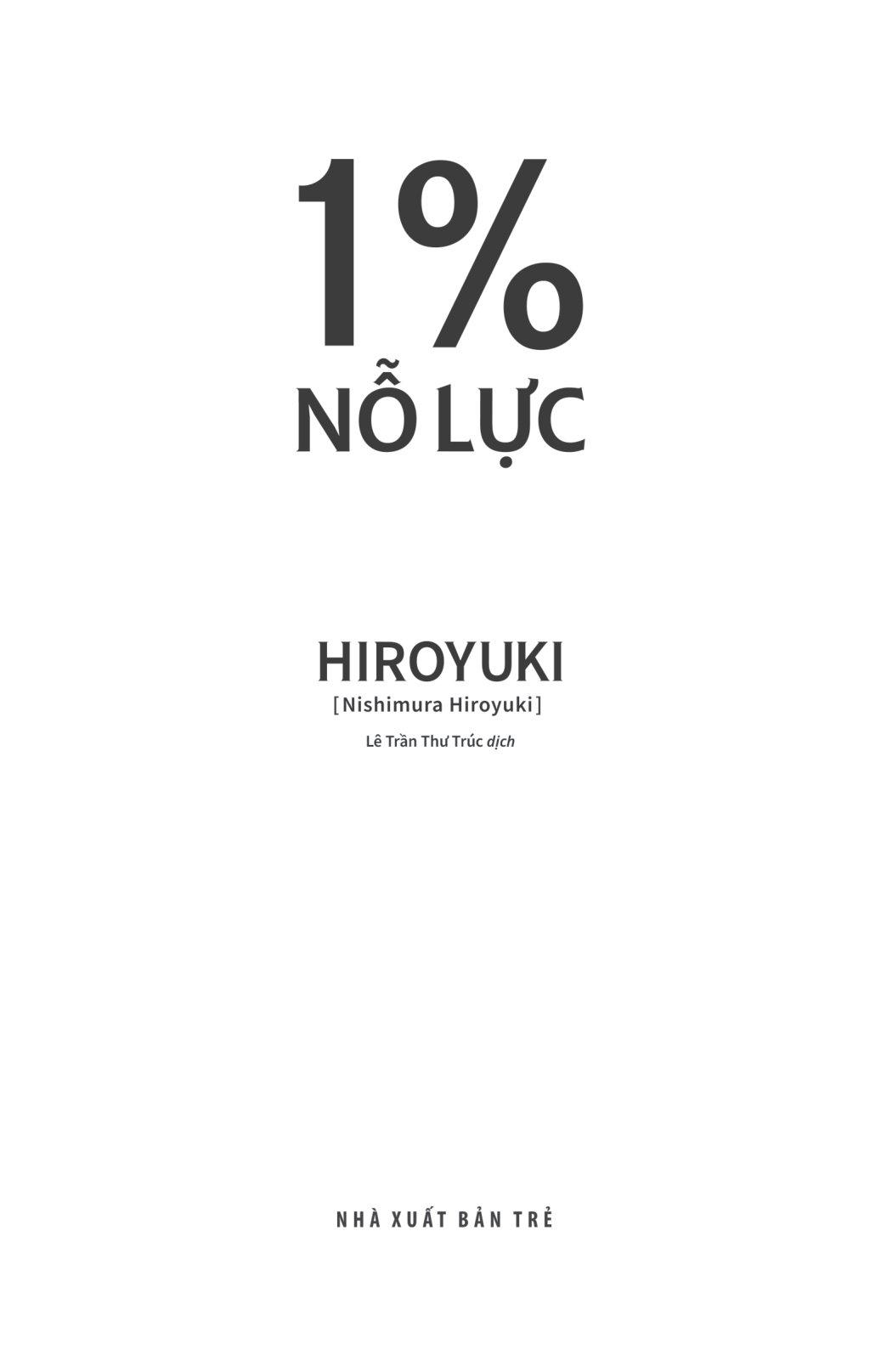 1% Nỗ Lực