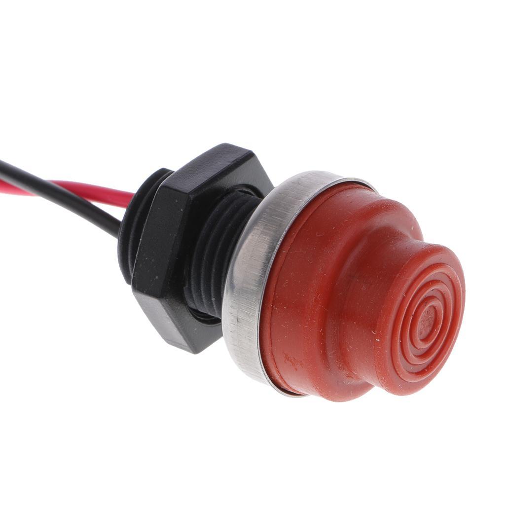 2-piece Universal Push Button Start Switch for The on-off Assembly of The Outboard Motors