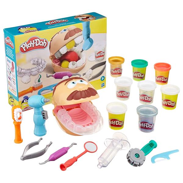 Bộ Đồ Chơi Bột Nặn Nha Khoa Dễ Thương - Playdoh F1259 (18 Chi Tiết)