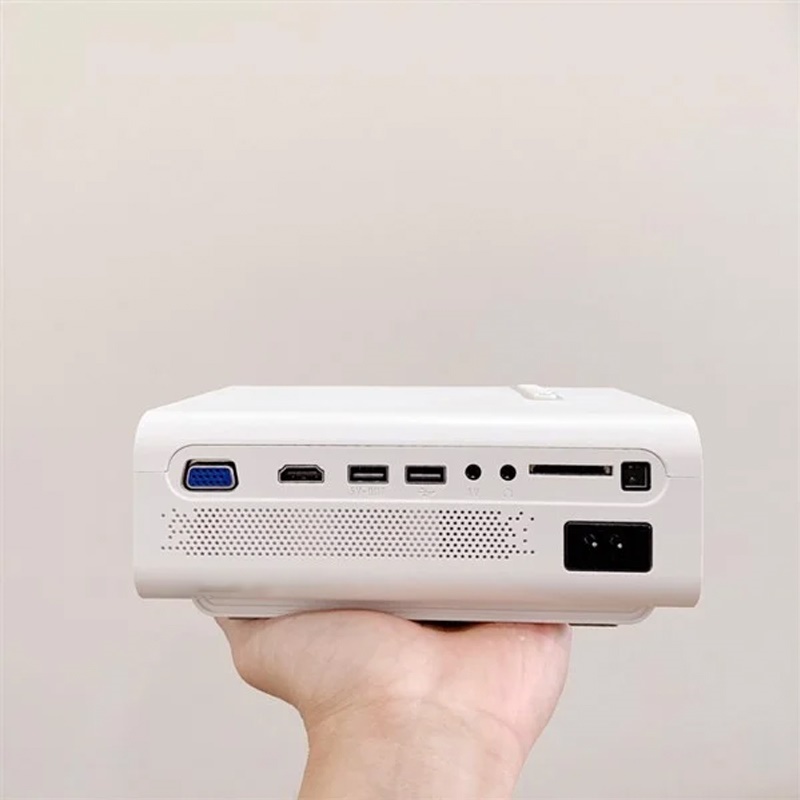 Máy Chiếu Mini YG530 Kết Nối Không Dây Qua Wifi Có Cổng Cắm HDMI+VGA  Màu Ngẫu Nhiên - Hàng Chính Hãng