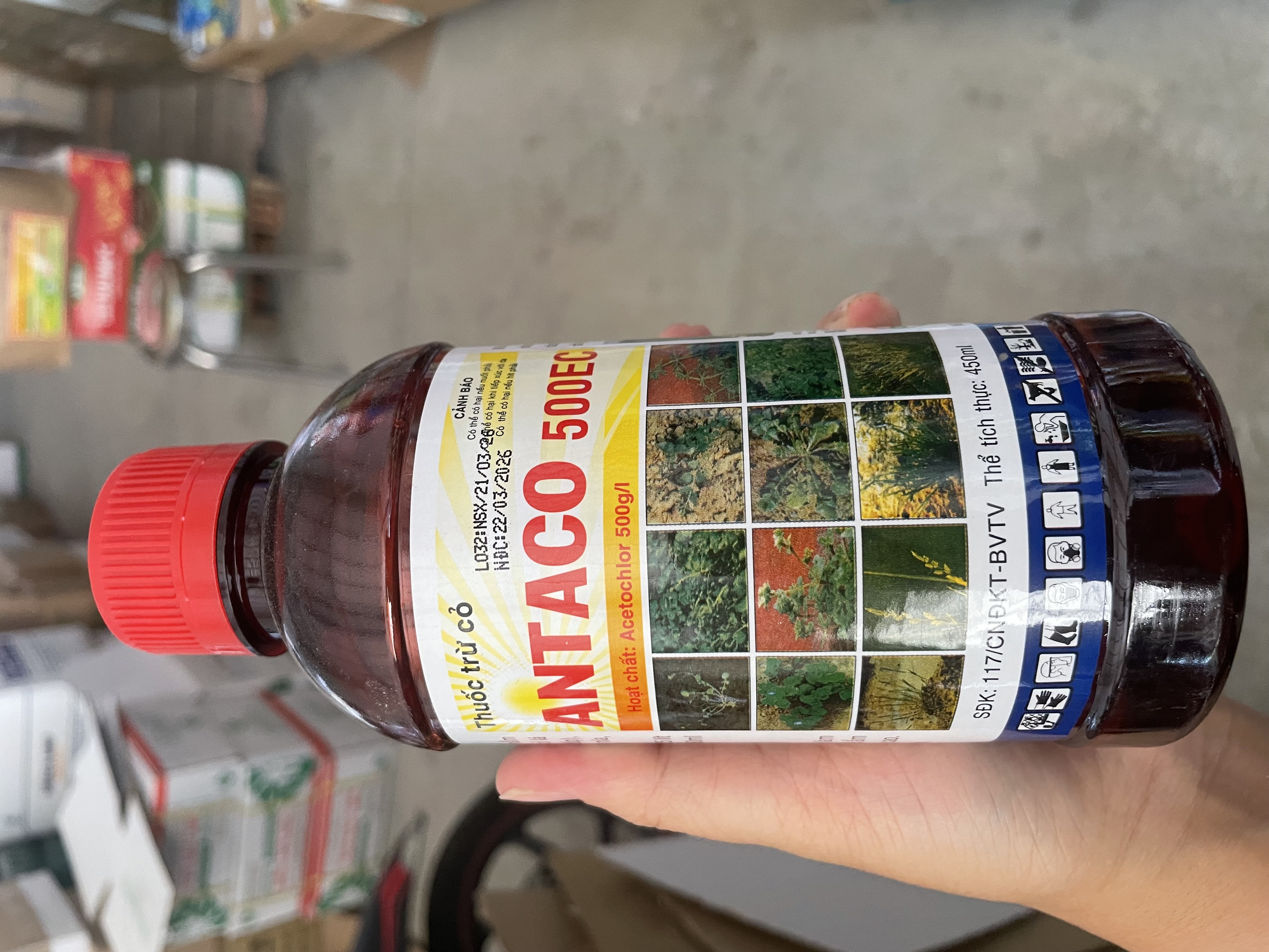 Thuốc Trừ Cỏ Mầu - Antaco 500EC - Chai 450ml