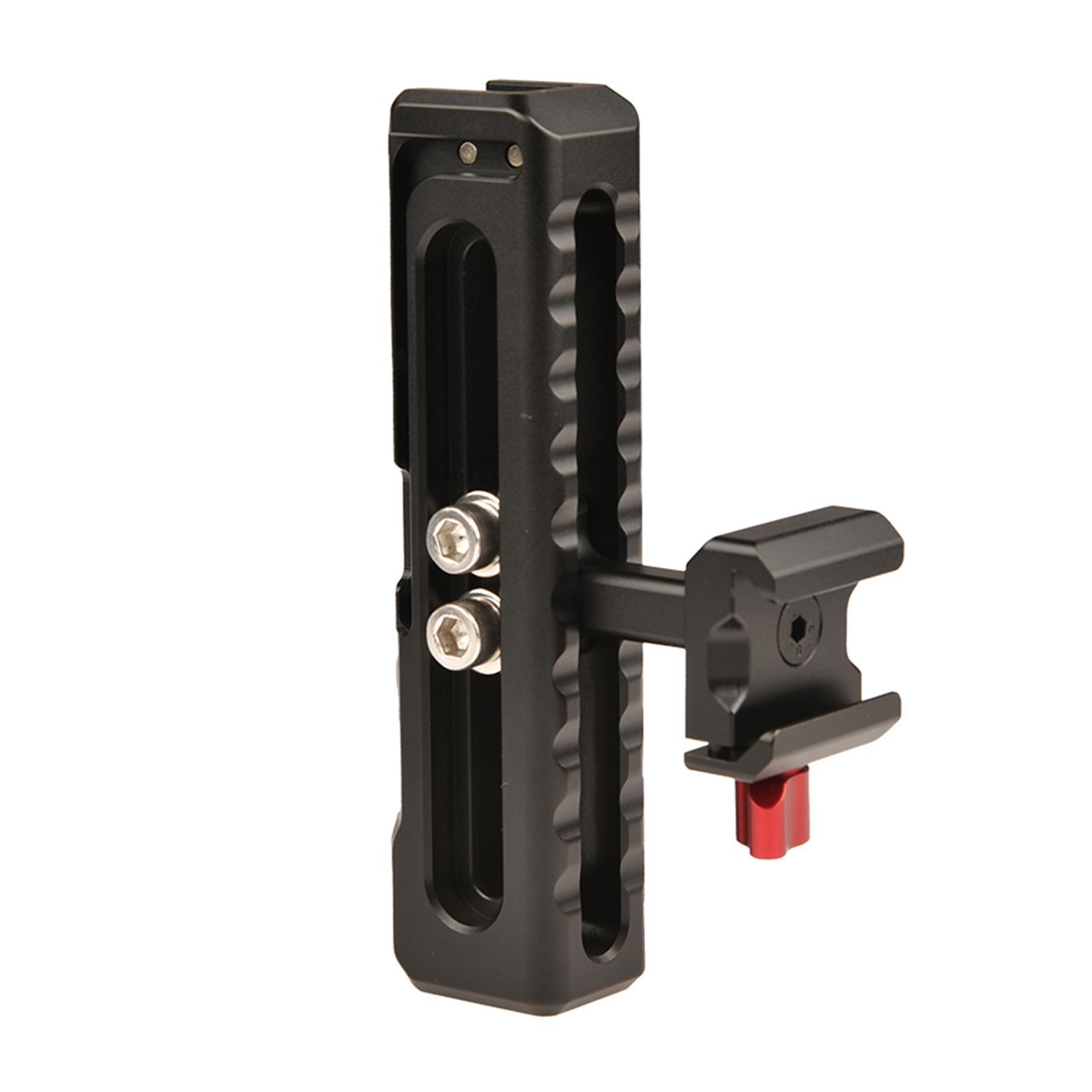 Handle Release Lightweight Multiple 1/4 3/8 Threaded Hole Aluminum Alloy Video Stabilizing Rig for Monitors DSLR Camera Cage