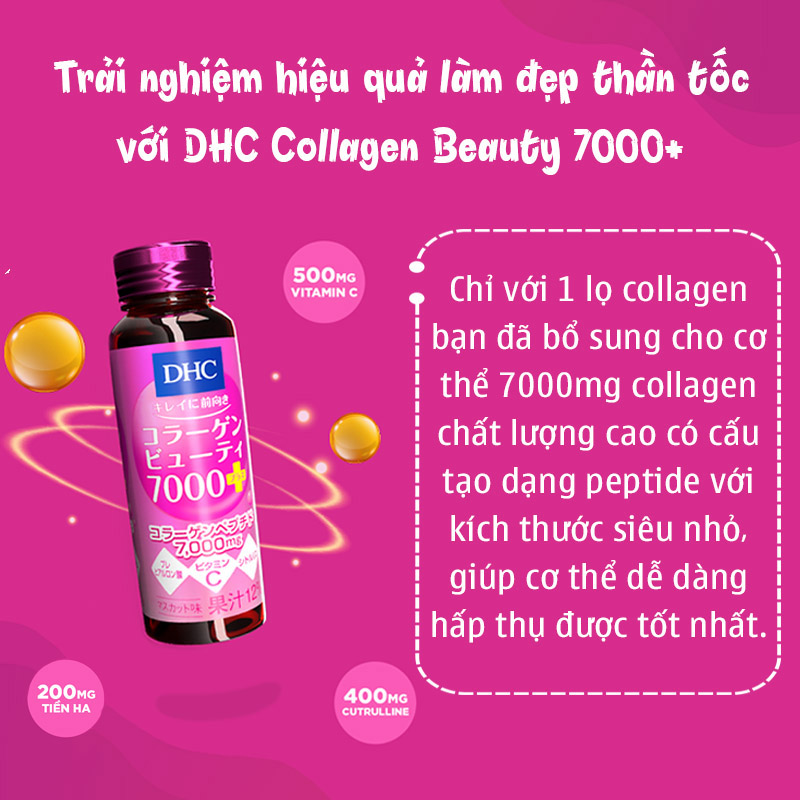 Collagen nước DHC Collagen Beauty 7000 Plus