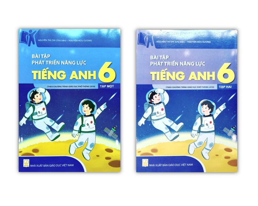 Sách - Combo Bài tập phát triển năng lực tiếng anh 6 - Tập 1 + Tập 2