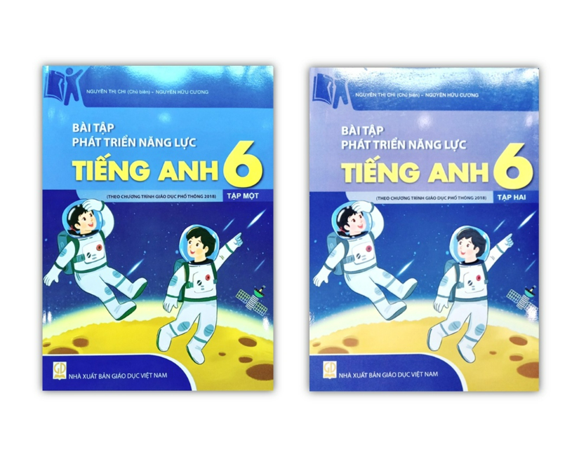 Sách - Combo Bài tập phát triển năng lực tiếng anh 6 - Tập 1 + Tập 2 ( theo chương trình giáo dục phổ thông 2018 )