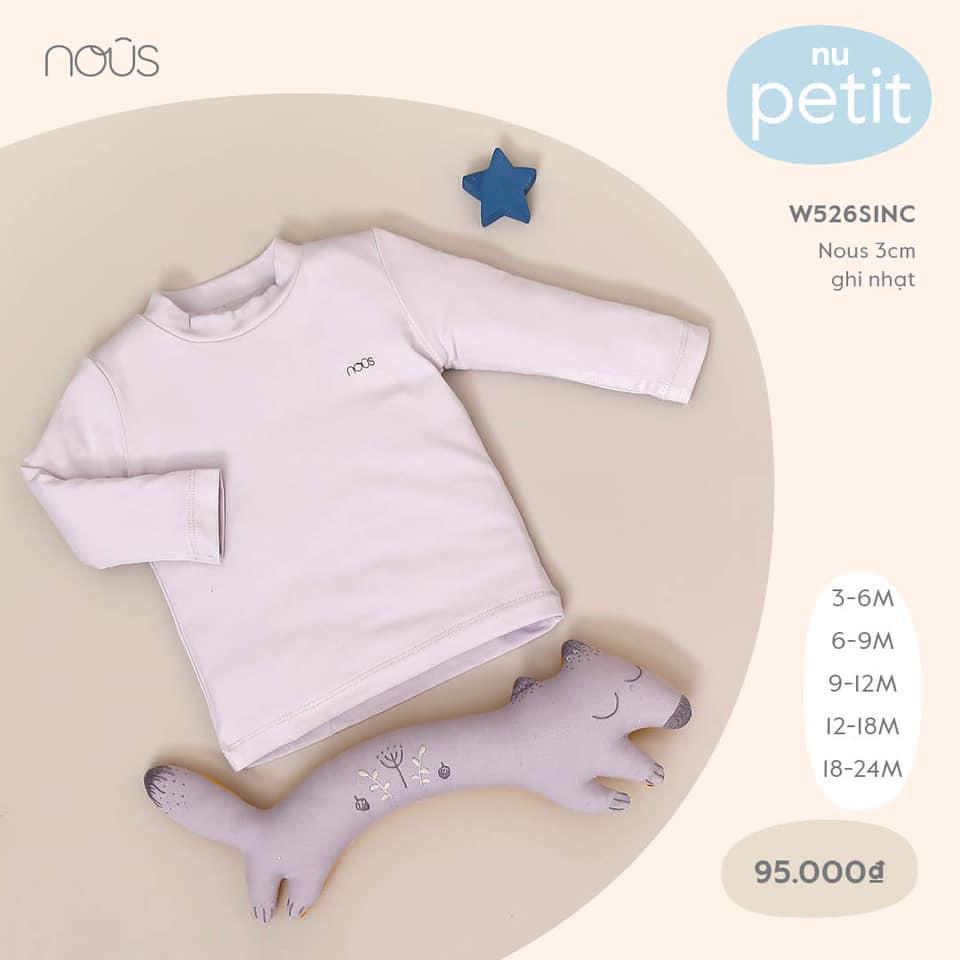 Áo Giữ Nhiệt Nous 3-6m, 6-9m, 9-12m, 12-18m, 18-24m | Minizon Kids