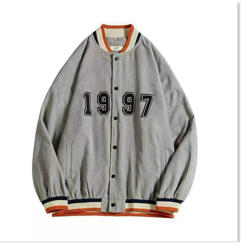 ÁO KHOÁC NHUNG NAM NỮ 1997 BOMBER UNISEX CHẤT LIỆU THOÁNG MÁT CHO MÙA HÈ MẪU MỚI NHẤT HIỆN NAY