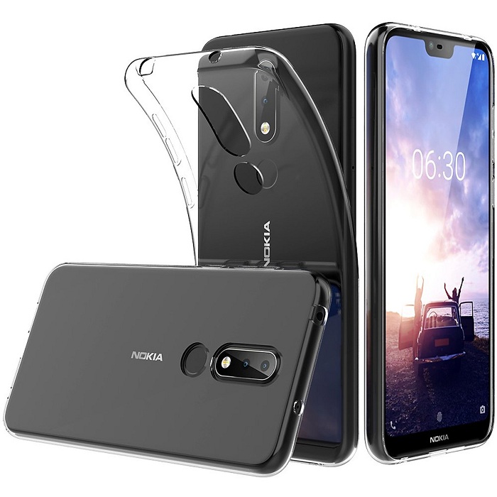 Ốp Lưng Dành Cho Nokia X6/6 Plus Silicon Dẻo Trong Suốt Siêu Mỏng Chỉ 0.5 mm