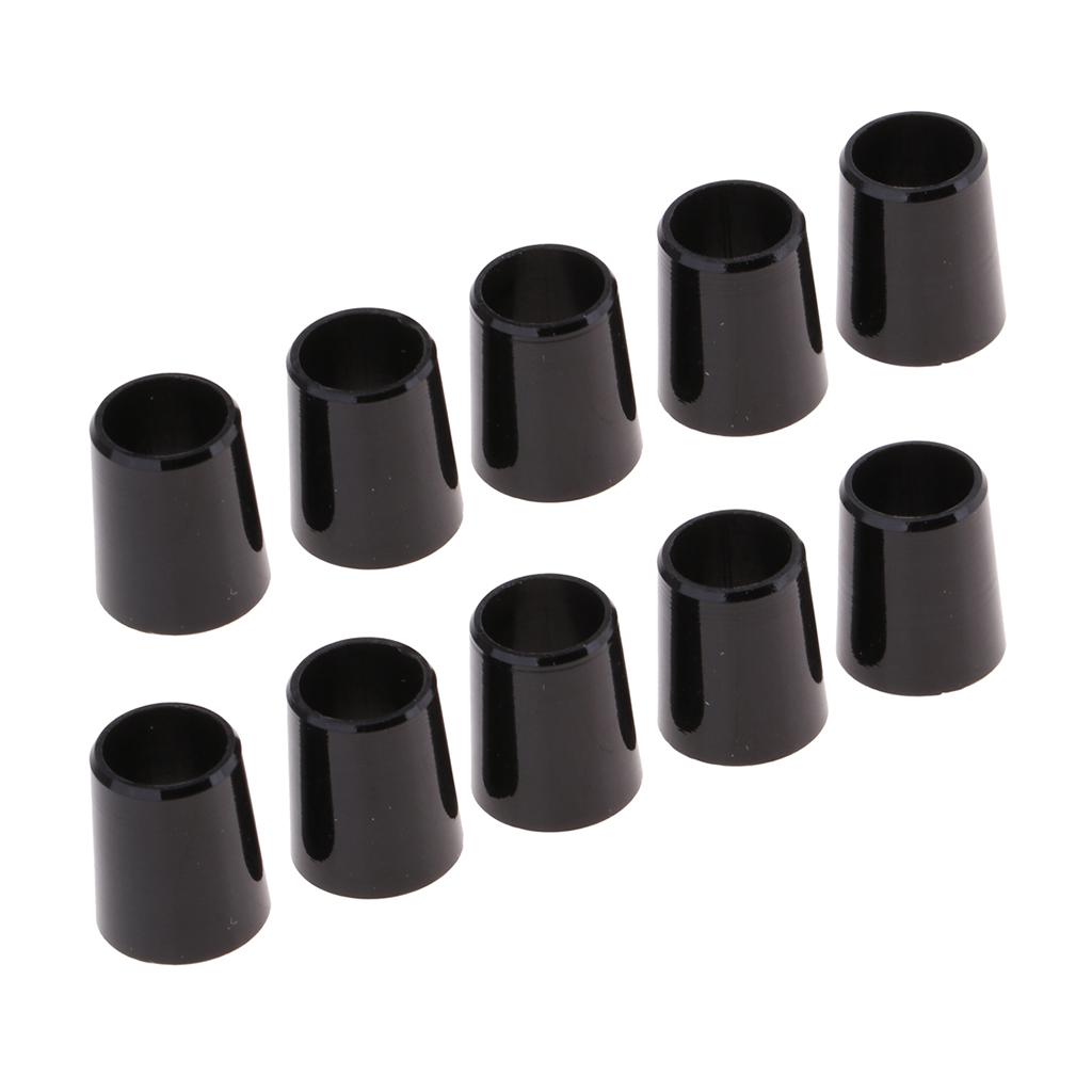 10pcs Black Golf Shaft Sleeve Ferrules.370 Irons Putter Cap Adapter Ring