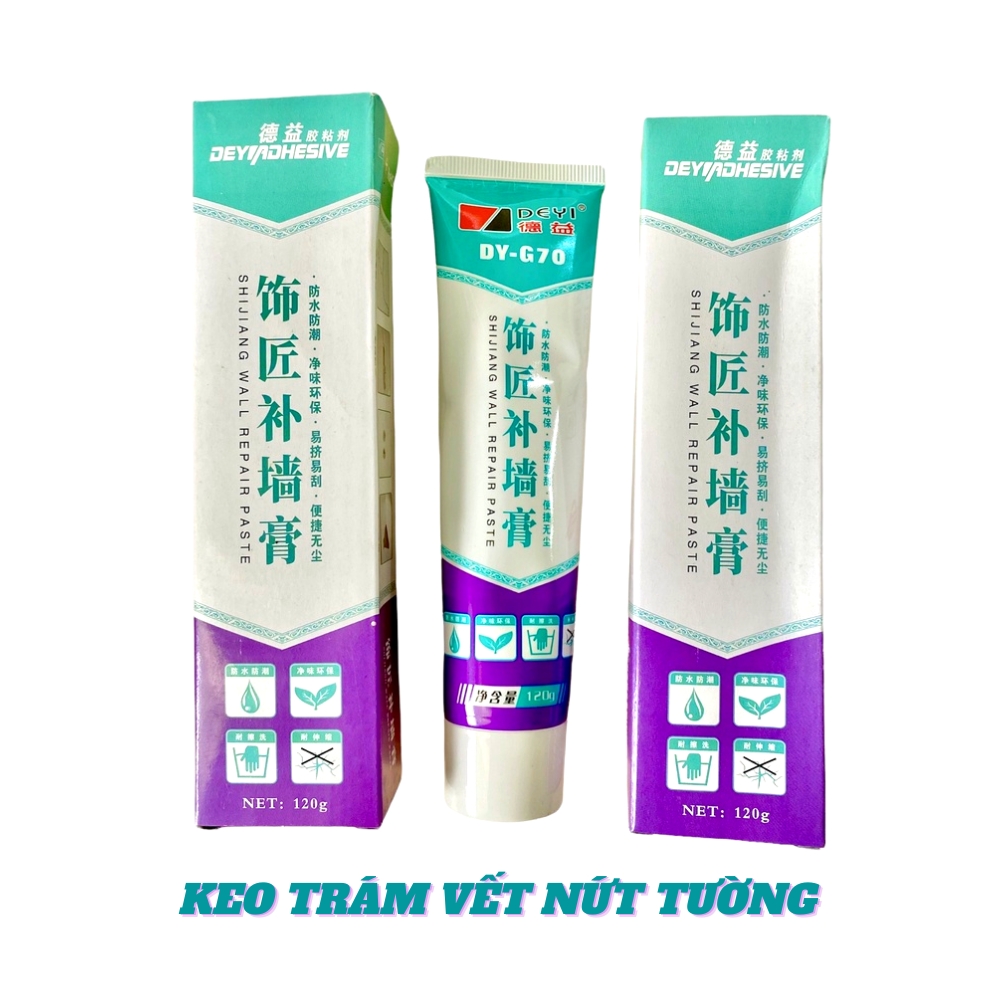 Keo trám vết nứt tường