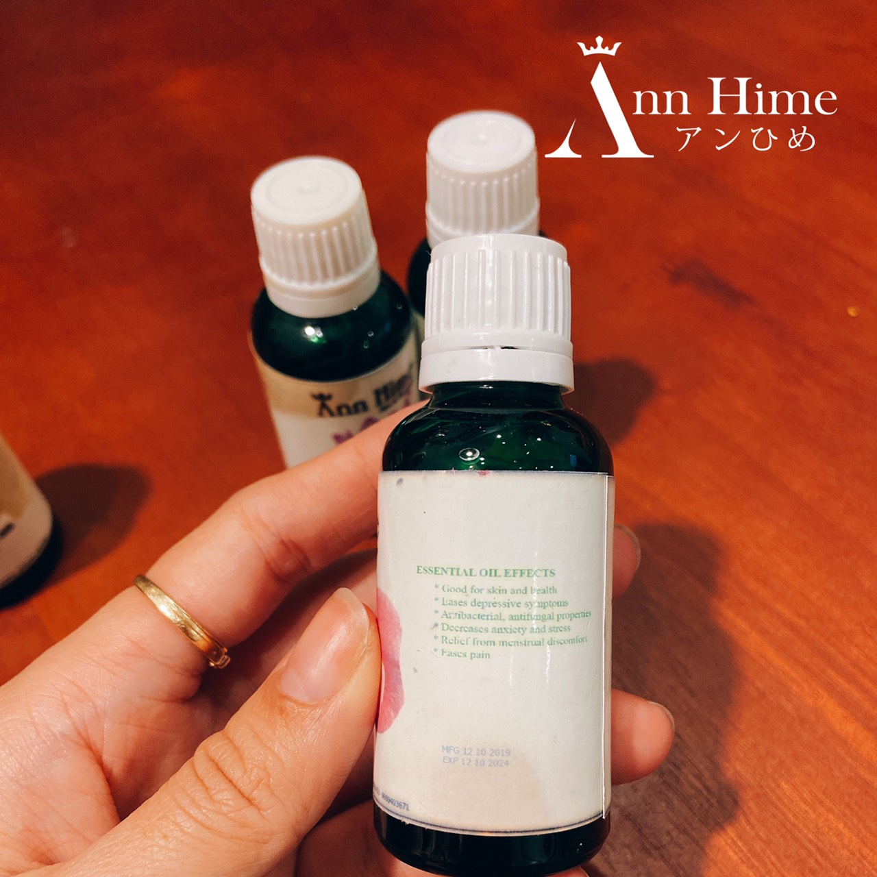 Inh Dầu Thiên Nhiên Organic Nguyên Chất Để Phòng Khách Thơm Quần Áo Dễ Ngủ Hương AnnHime