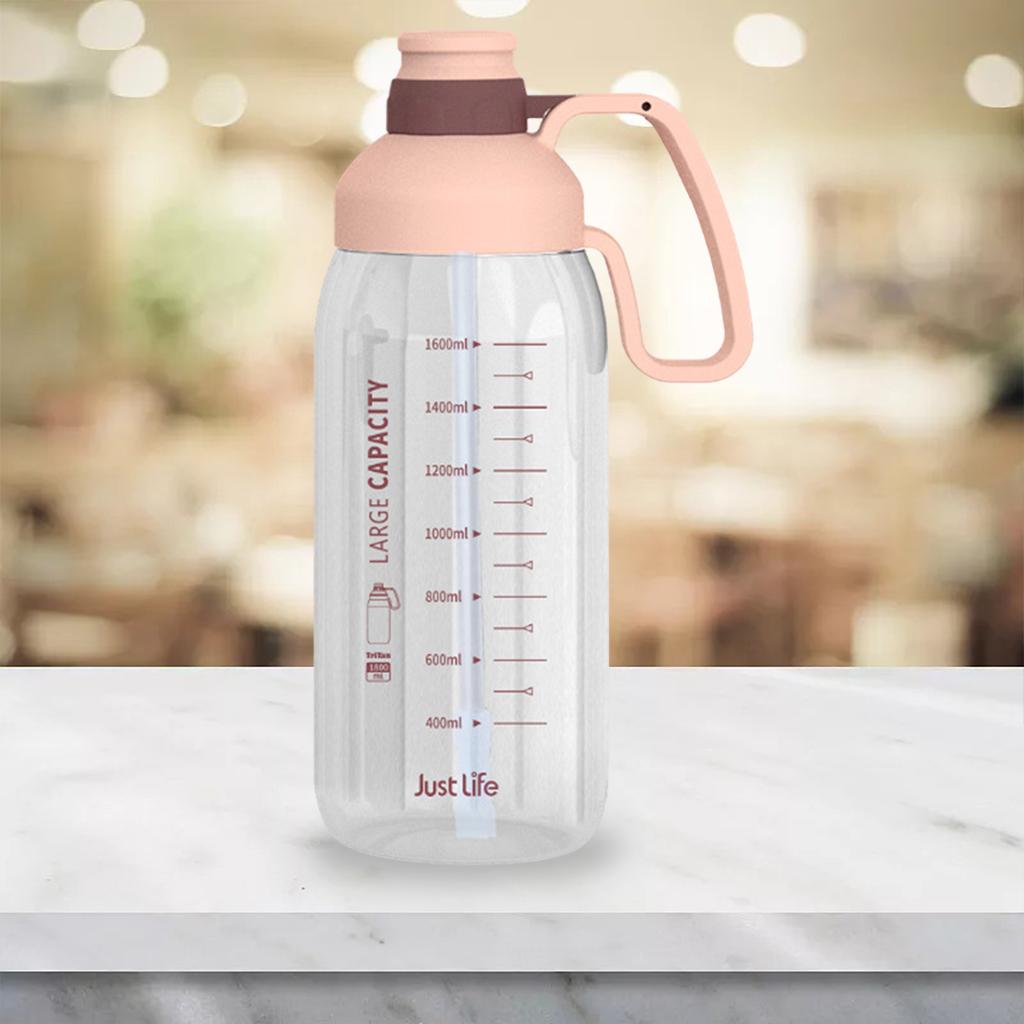 1800ml Water Jug Wide Mouth Gym Fitness Water Bottle Drink Kettle