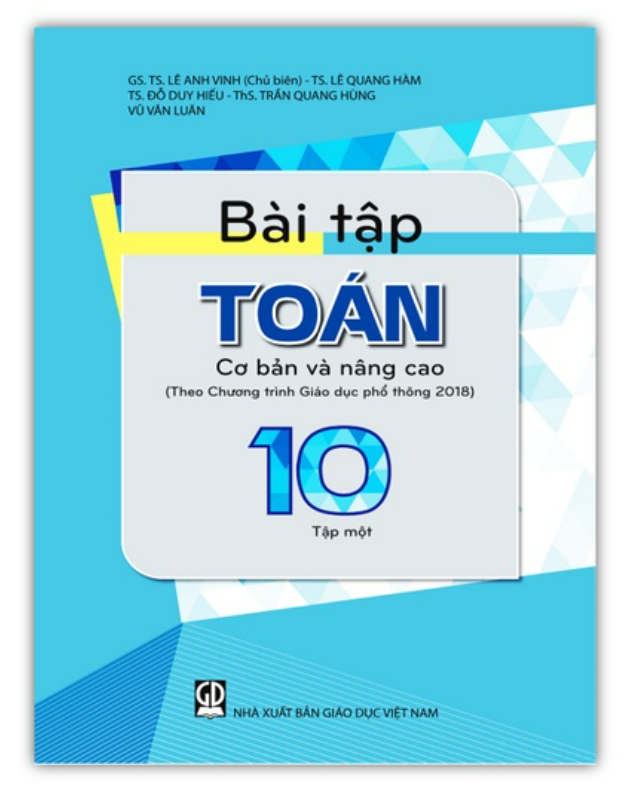 Sách - Bài tập toán 10 - tập 1 cơ bản và nâng cao