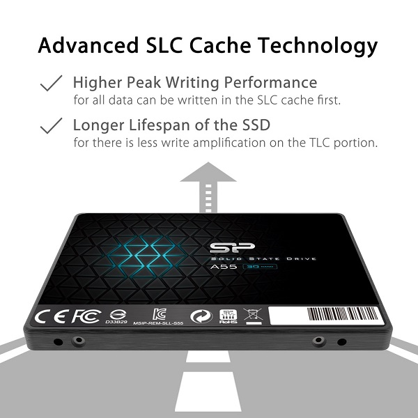 Ổ cứng Silicon Power SSD SATA III A55 2.5" -Hàng chính hãng