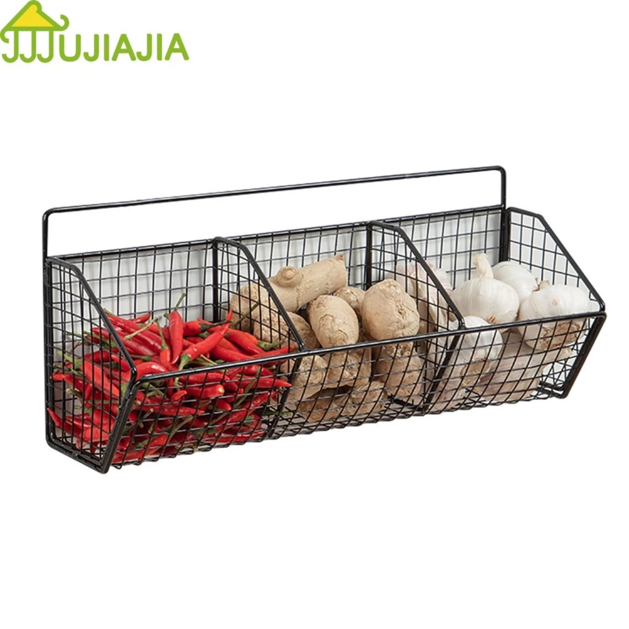 Kệ Lưới Đựng Gia Vị Dán Tường,Kệ Nhà Bếp, Đựng Hành Tỏi, Đồ Nhà Tắm... Tặng Kèm Miếng Dán Siêu Chắc Chắn - HÀNG CHÍNH HÃNG MINIIN