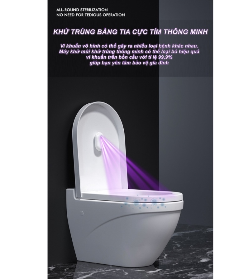 ĐÈN KHỬ MÙI TIÊT TRÙNG NHÀ VỆ SINH