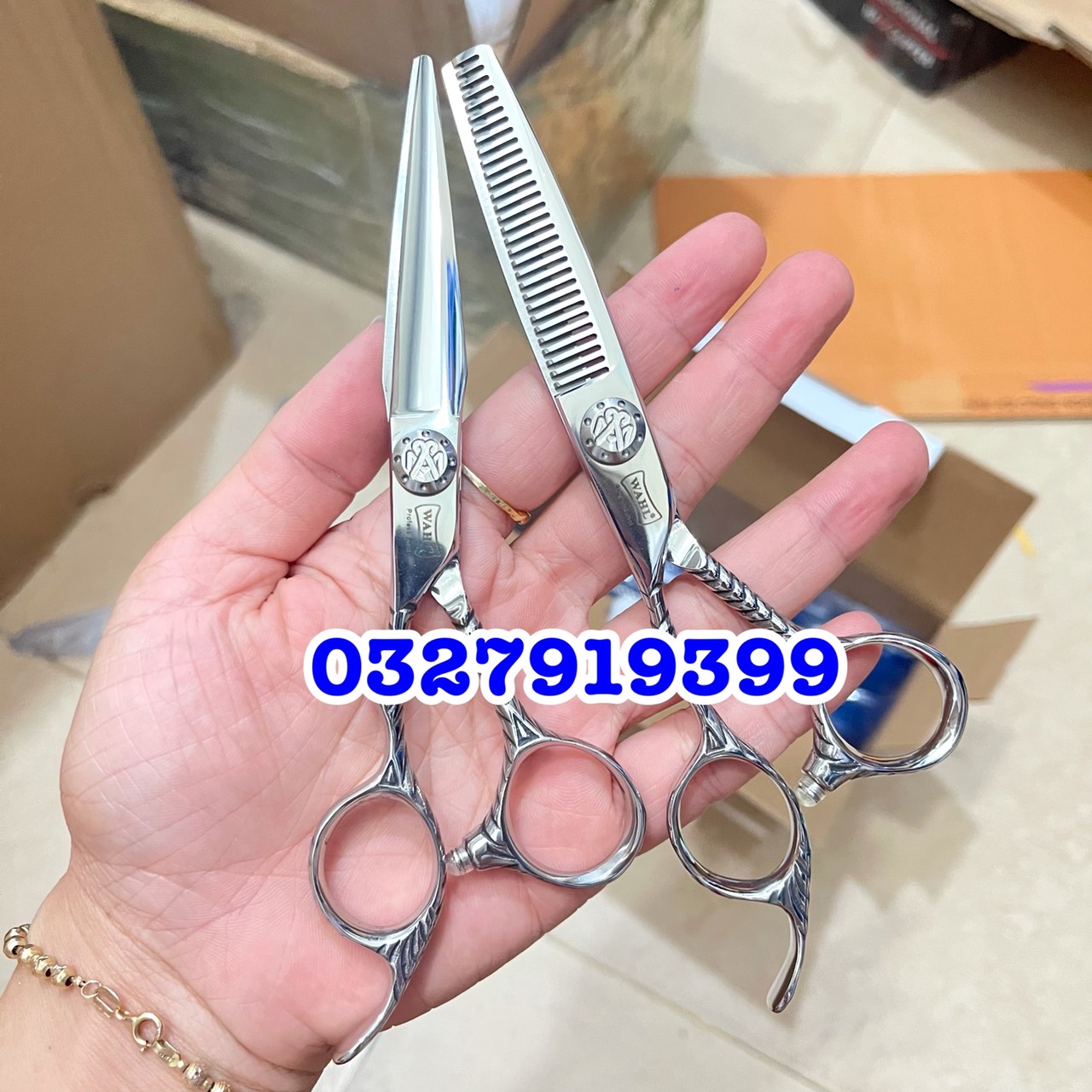 Kéo cắt tóc tay trái cao cấp WAHL 6.0 in