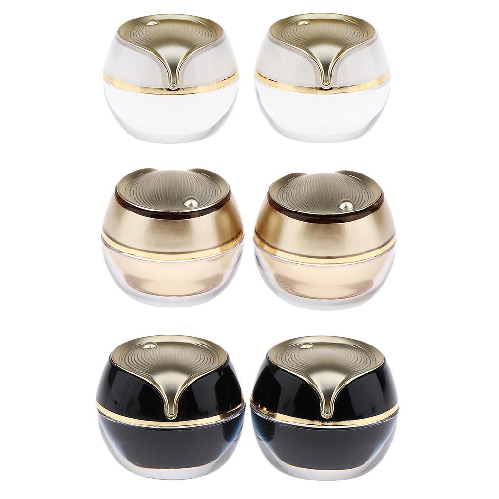 2pcs 10g Empty Cosmetic Jar Pot Travel Cream Container