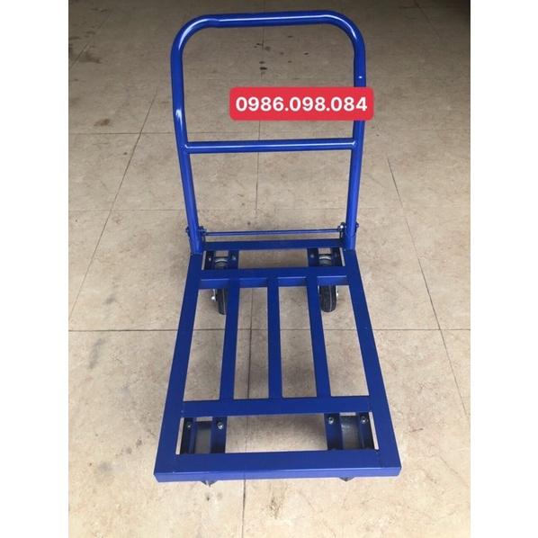 Xe đẩy hàng, xe kéo hàng 4 bánh có thể gập gọn, kích thước 65*100 tải trọng 500kg