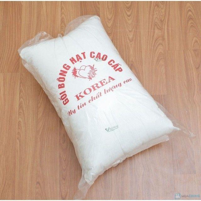 Bộ 2 Ruột Gối Nằm Bông Trắng Cao Cấp Kích Thước 45*65cm Được Làm Từ Những Sợi Bông Tự Nhiên An Toàn Mềm Mịn Ấp Ám