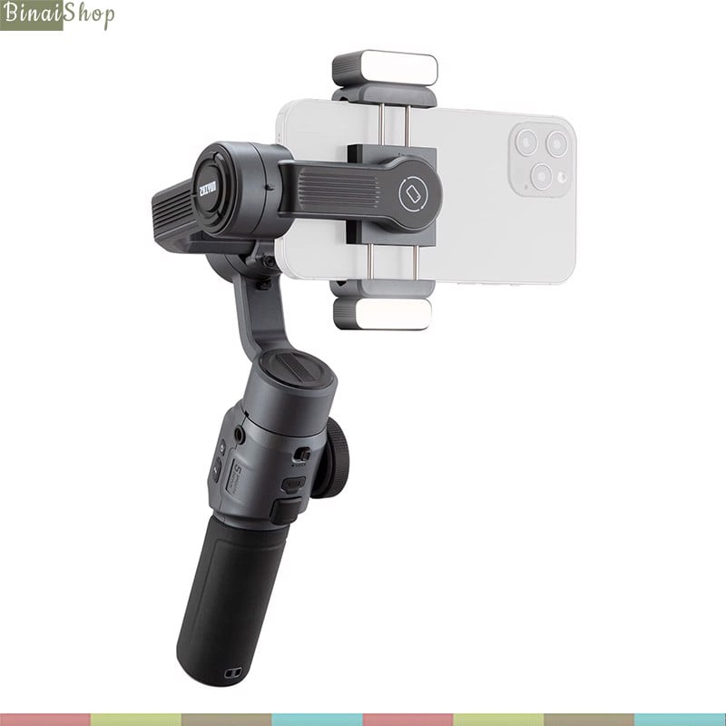 Zhiyun Smooth 5 - Gimbal Chống Rung Dành Cho Smartphone, Tải Trọng 300g, Nhận Diện Khuôn Mặt, Điều Khiển Bằng Cử Chỉ- Hàng chính hãng