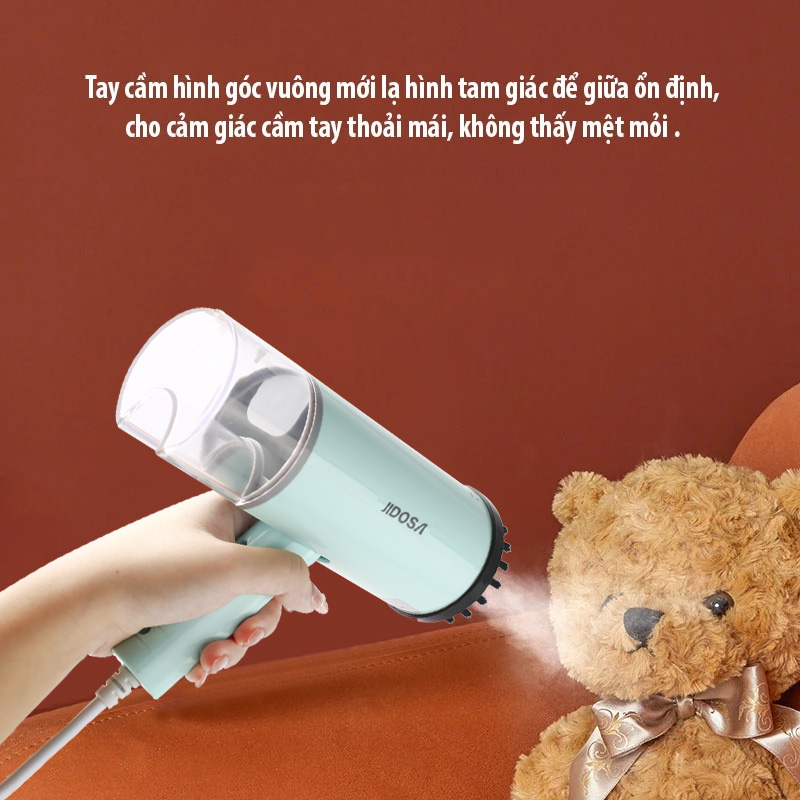 Bàn Là Hơi Nước JIDOSA JD4350 Cầm Tay Gấp Gọn Công Suất 800W , Bàn Ủi Mini Bình Nước Lớn 170ml hàng chính hãng
