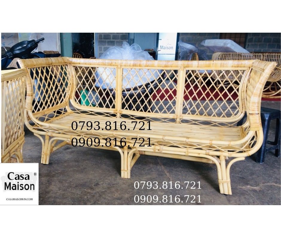 Ghế Sofa Mây Mang Phong Cách Venice Châu Âu-  Rattan Chair With The Western Style- CH0058.