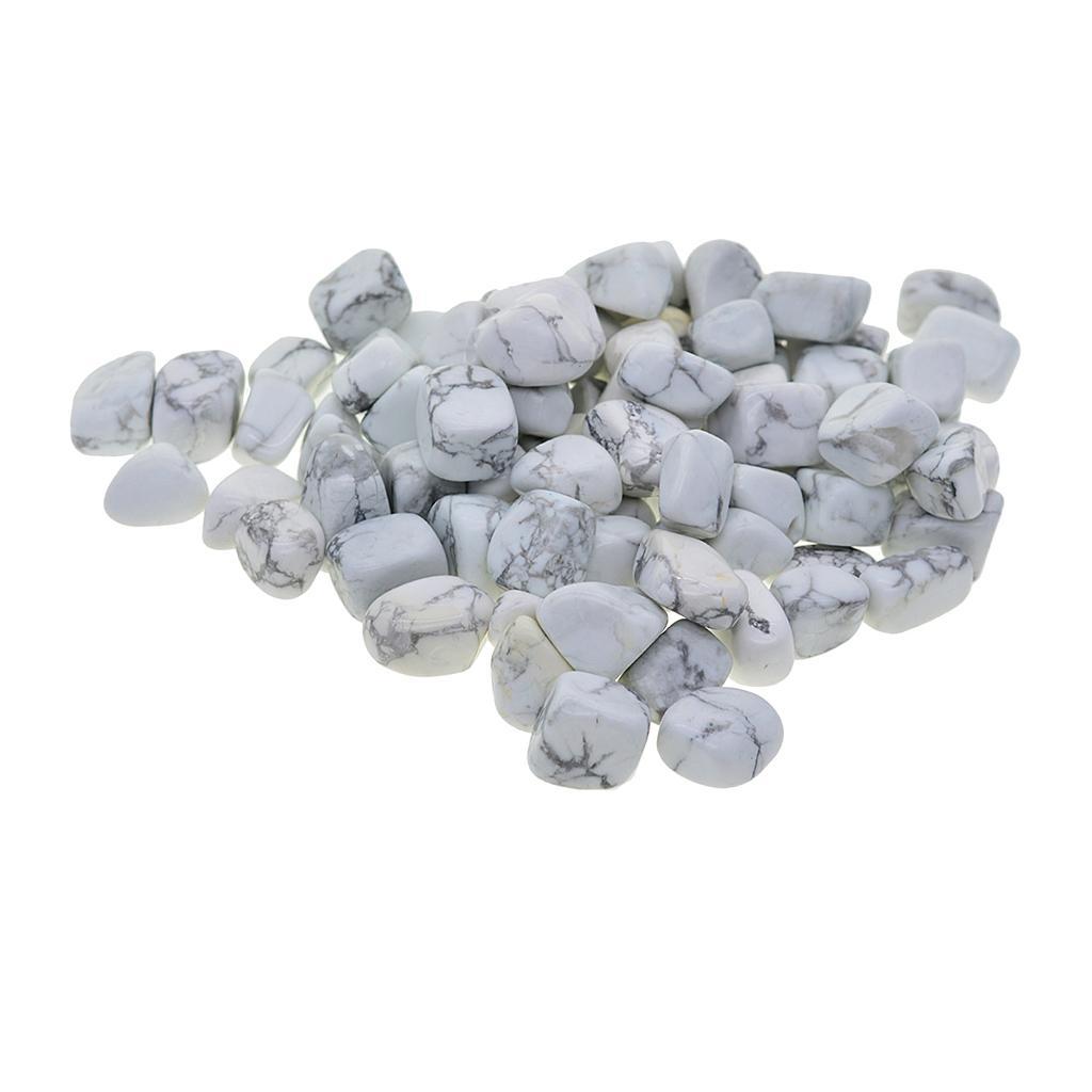 450g Turquoise Tumbled Stones Polished Agate Quartz Crystal Stone for Jewelry Making Craft