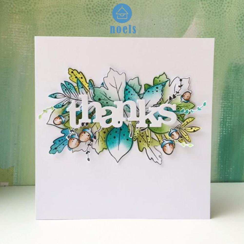 Khuôn Cắt Giấy Làm Từ Kim Loại Hình Thẻ Trang Trí Scrapbook