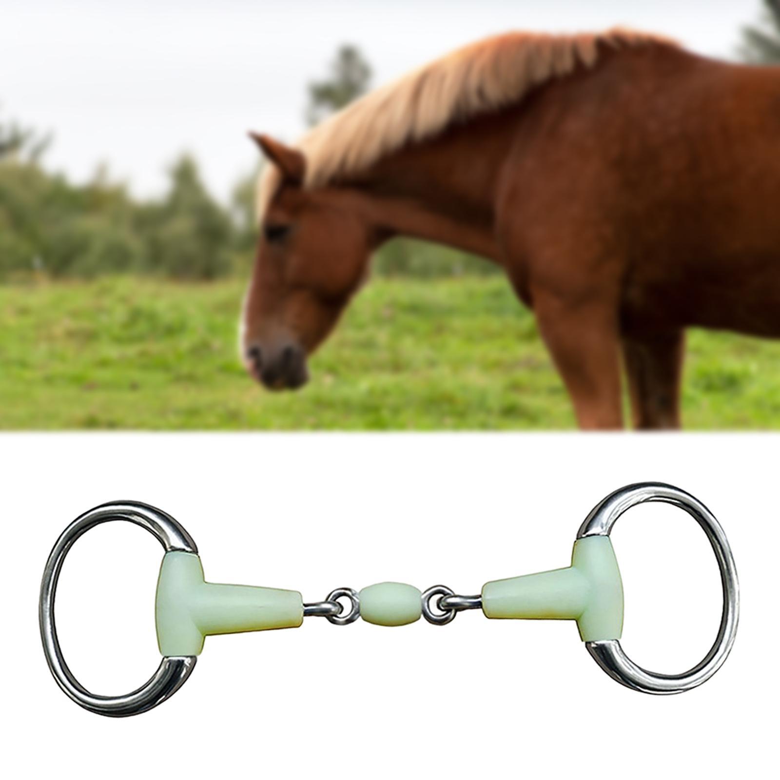 Ultralight Horse Bit Mouth Heavy Duty Horse Training Wear Resistant Stainless Steel for Outdoor Horse Riding Equipment Supplies